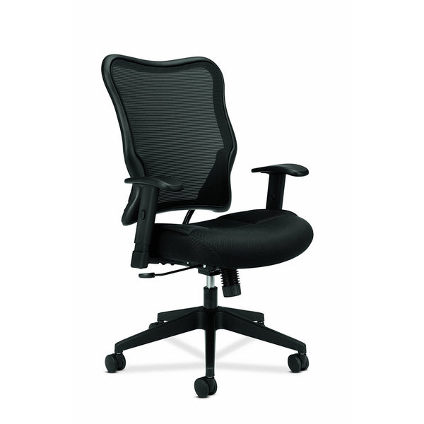 basyx by HON Mesh High-Back Task Chair, Black (HVL702)