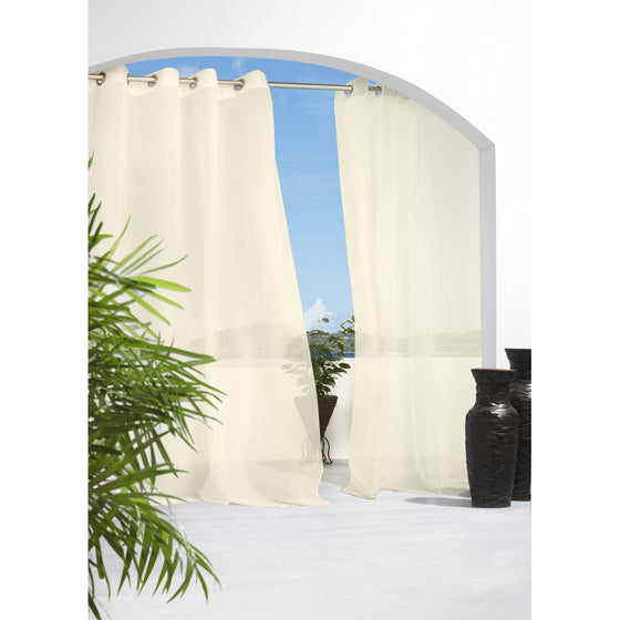 Escape voile semi sheer grommet top panels