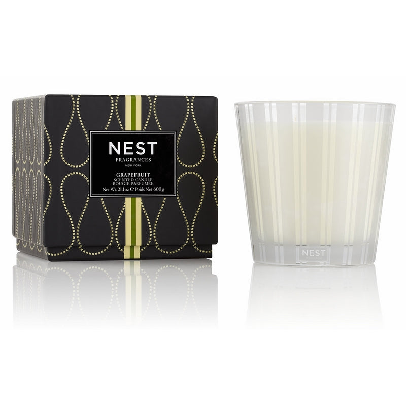 NEST Fragrances 3-Wick Candle- Grapefruit , 21.2 oz