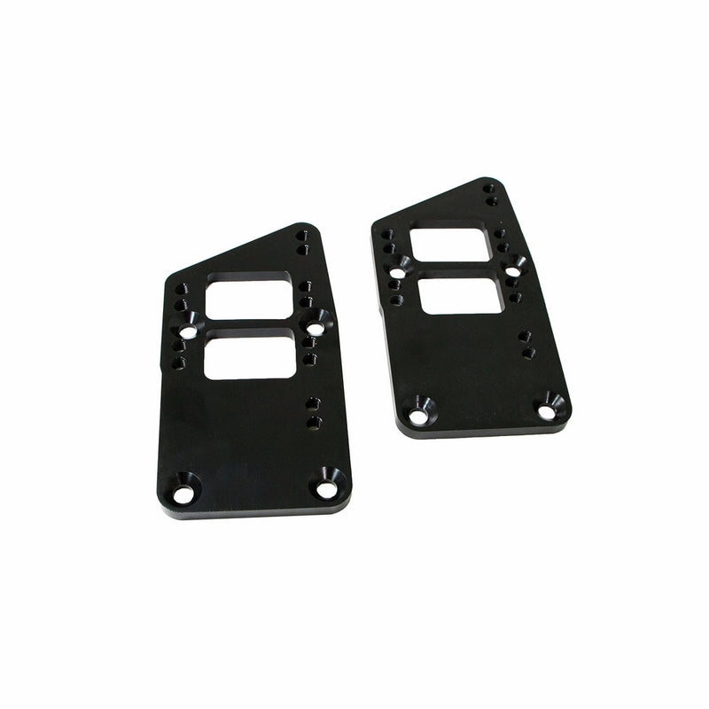 Top Street Performance 81100BK Black Anodized Billet Aluminium Motor Mount Adapter Plate