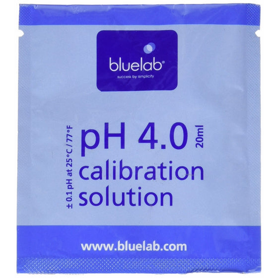 Bluelab pH 4.0 Calibration Solution 20ml Satchel