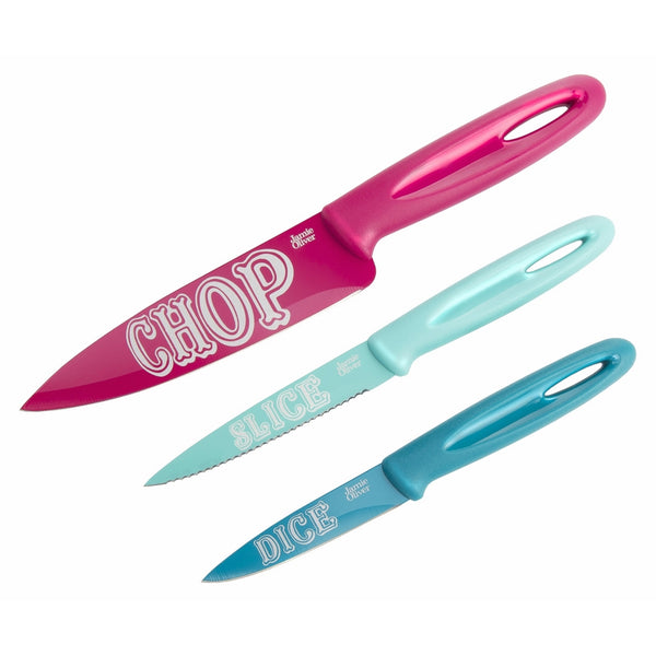 JAMIE OLIVER Happy Day 3-Piece Knife Set