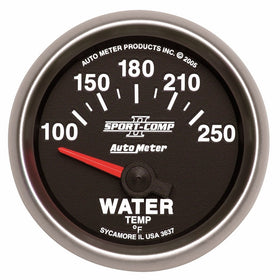 Auto Meter 3637 Sport Comp II Electric Water Temperature gauge