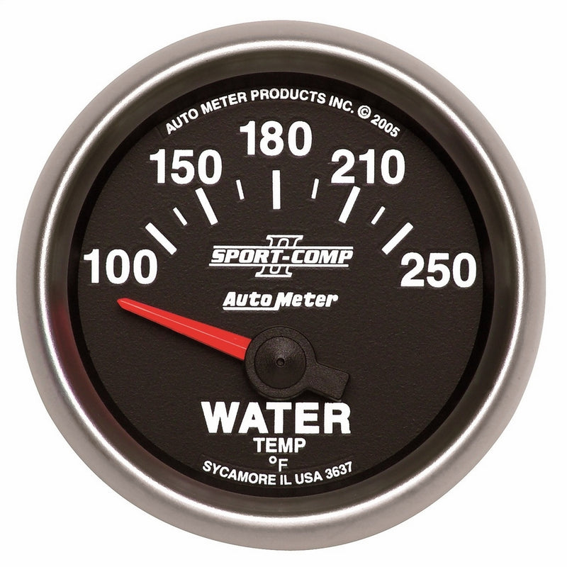 Auto Meter 3637 Sport Comp II Electric Water Temperature gauge