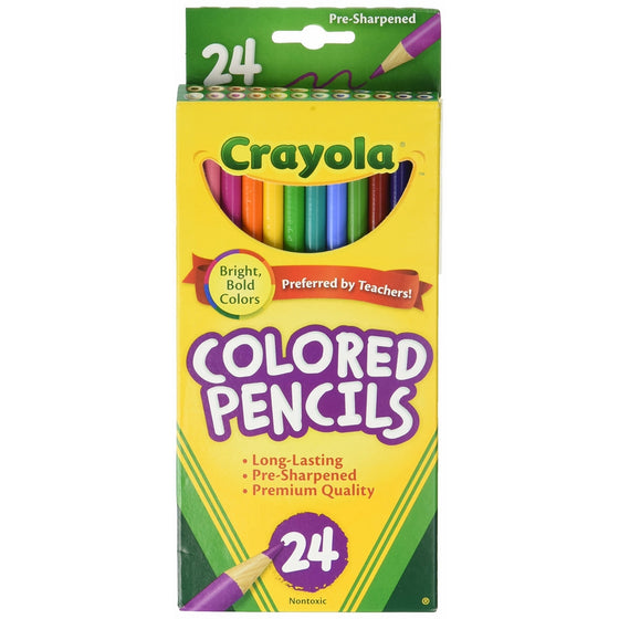 Crayola Colored Pencil 24 count each (Pack of 2)