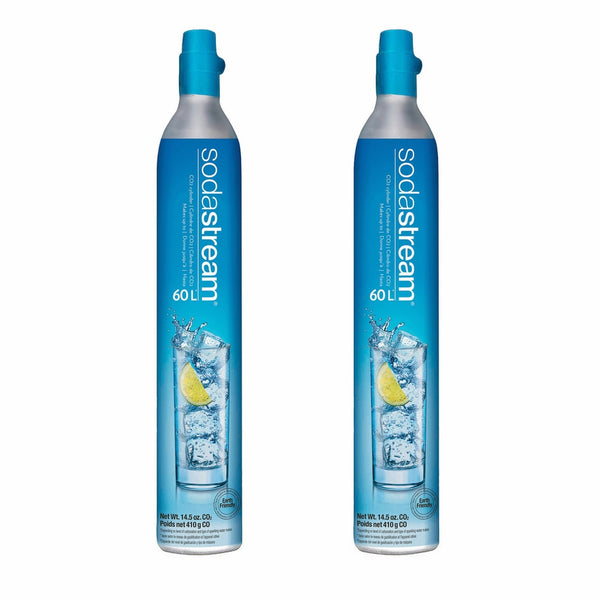 Sodastream 60L Co2 Carbonator, 14.5oz, Set of 2