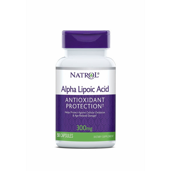 Natrol Alpha Lipoic Acid 300mg Capsules, 50 Count (Pack of 3)