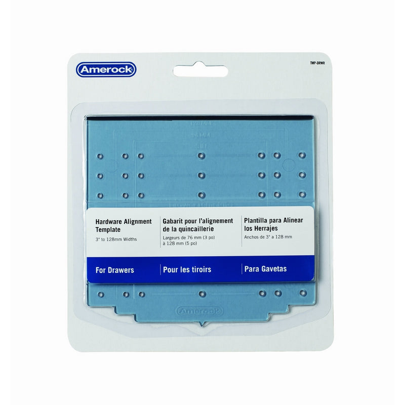 Amerock TMPDRWR Cabinet Drawer Hardware Installation Template