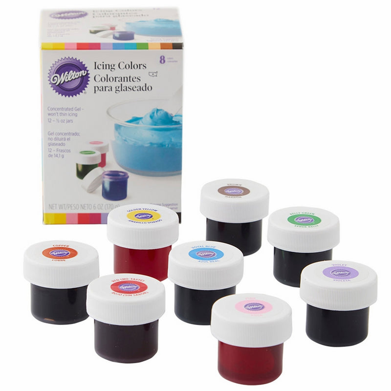 Wilton Icing Colors, 8-Count Icing Colors