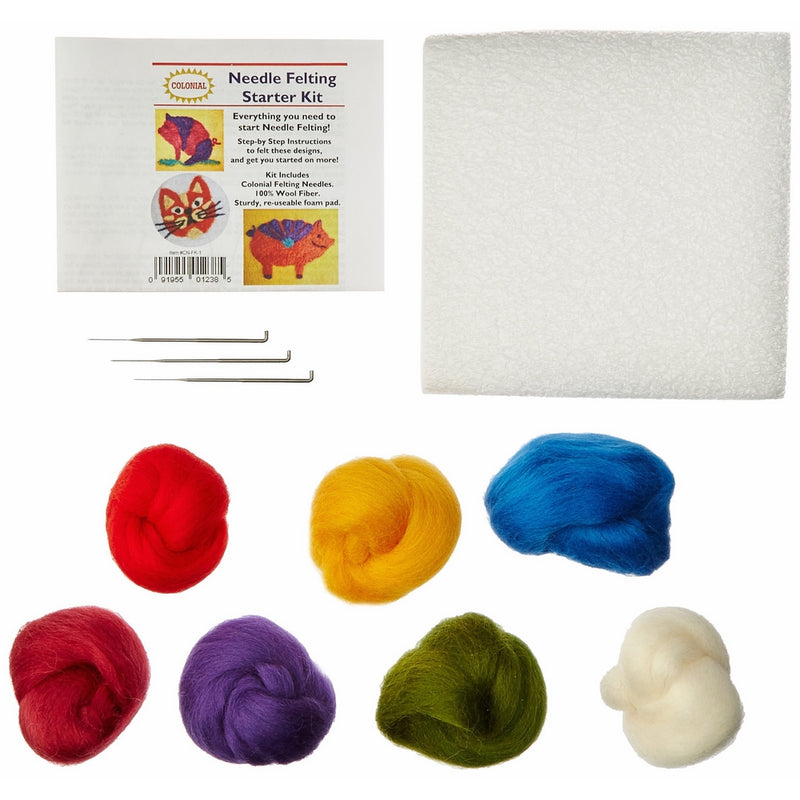 Colonial Needle CNFK-1 Needle Felting Starter Kit