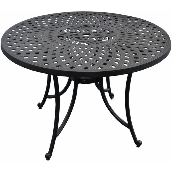 Crosley Furniture Sedona 42-inch Solid-Cast Aluminum Outdoor Dining Table - Black