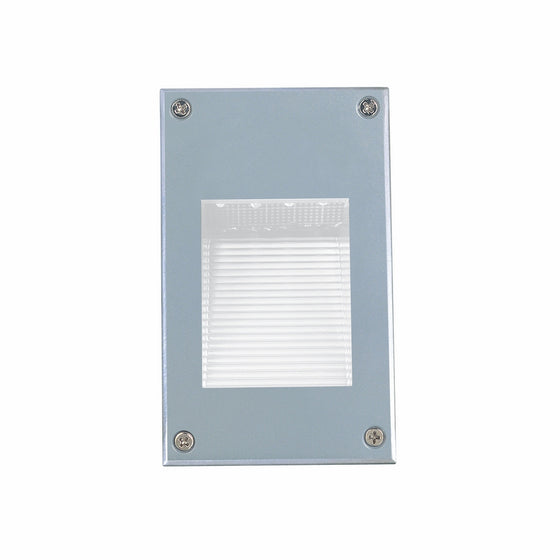 Jesco Lighting HG-ST08M-12V-60 LED Recessed Wall Aisle And Step Lights., Silver