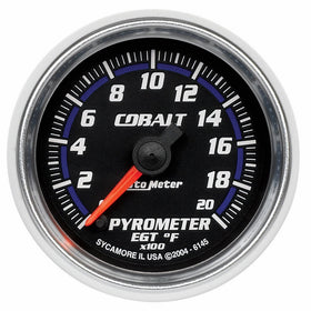 Auto Meter 6145 Cobalt Full Sweep Electric Pyrometer Gauge