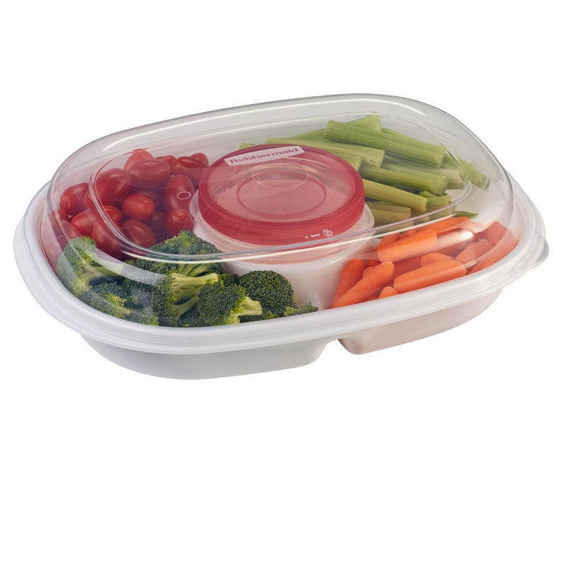 Rubbermaid Party Platter Party Tray, Clear