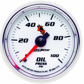 Auto Meter 7121 C2 Mechanical Oil Pressure Gauge