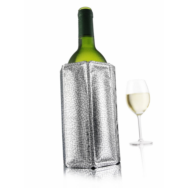 Vacu Vin Rapid Ice Wine Cooler - Silver