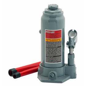 Pro Lift B-006D Grey Hydraulic Bottle Jack - 6 Ton Capacity