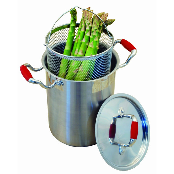 ExcelSteel Stainless Steel Vegetable Cooker, 4-1/4 Quantity