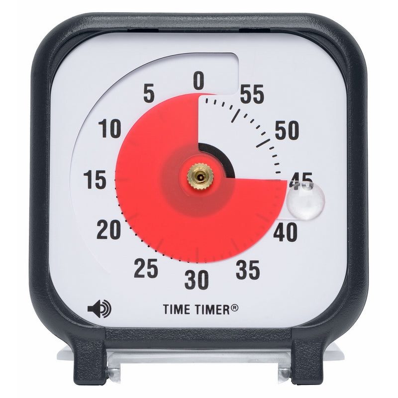 Time Timer Original 3 Inch (Charcoal); 60 Minute Visual Analog Timer