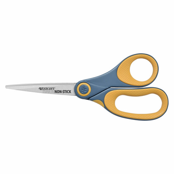 Westcott 14849 8" Straight Titanium Bonded Non-Stick Scissors