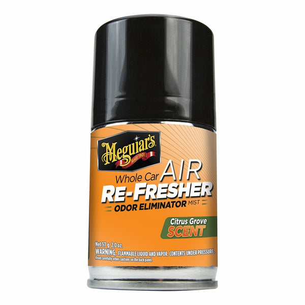 Meguiar's G16502 Whole Car Air Refresher Odor Eliminator (Citrus Grove Scent) - 2 oz.