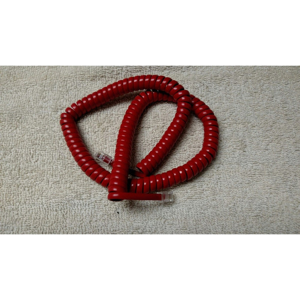 GCHA444012-FCR / 12' RED Handset Cord