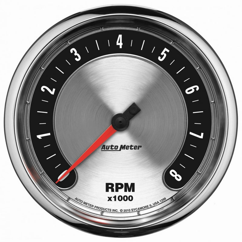 Auto Meter 1299 American Muscle 5" 10,000 RPM Tachometer Gauge