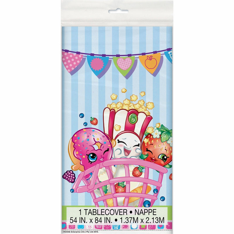 Shopkins Plastic Tablecloth, 84" x 54"