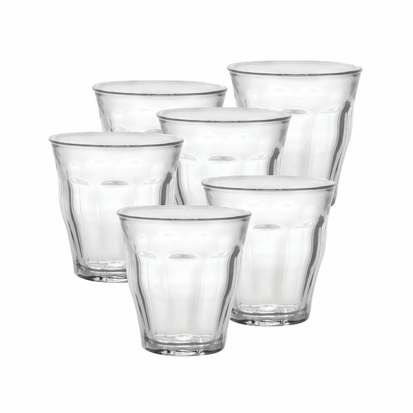 Duralex Made In France Picardie 8-3/4-Ounce Clear Tumbler, Set of 6