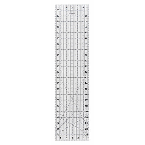 Fiskars 6x24 Inch Acrylic Ruler (187620-1001)