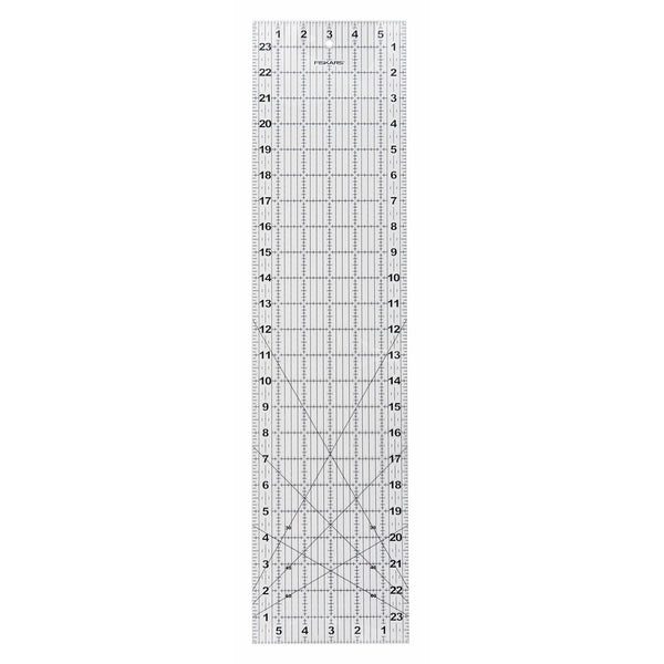 Fiskars 6x24 Inch Acrylic Ruler (187620-1001)