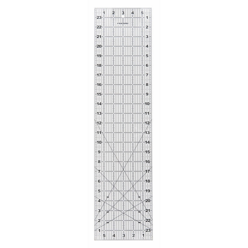 Fiskars 6x24 Inch Acrylic Ruler (187620-1001)