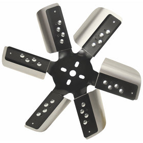Derale 17015 Heavy Duty Fan Blade Series 1000 15" Stainless Steel Flex Fan Standard Rotation