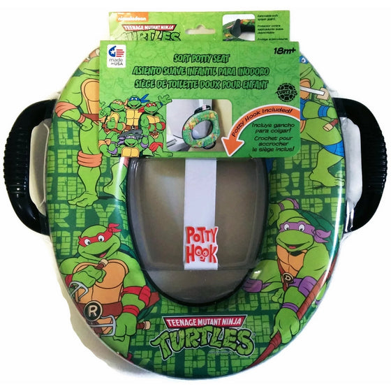 Teenage Mutant Ninja Turtles Soft Potty Seat with Potty Hook for Hanging