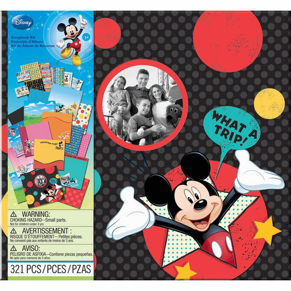 EK Success Brands Disney Scrapbook Kit, Mickey Travel