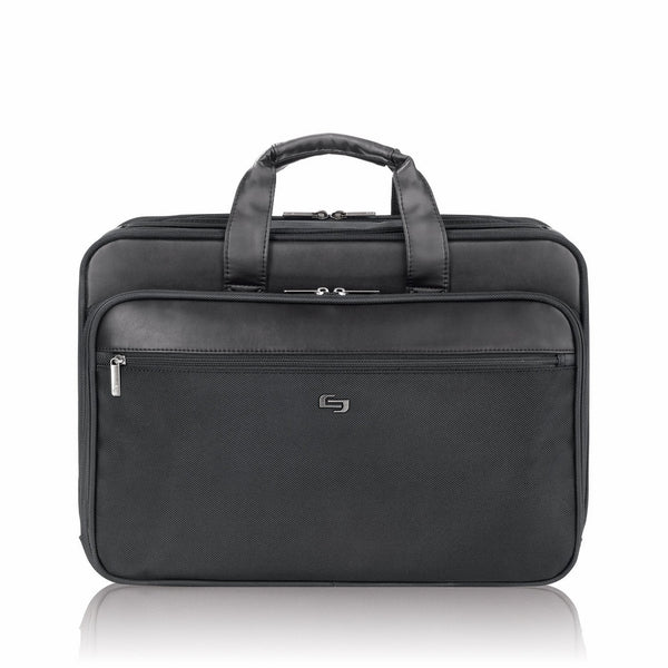 Solo Paramount 16 Inch Laptop Briefcase with Smart Strap, Black