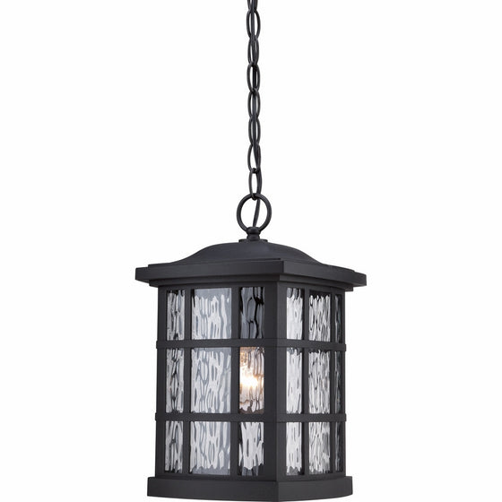 Quoizel SNN1909K 1-Light Stonington Outdoor Lantern in Mystic Black