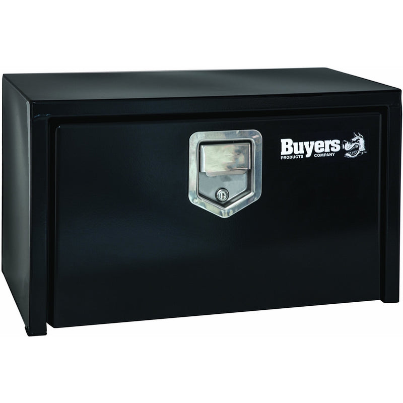 Buyers Products Black Steel Underbody Truck Box w/ Paddle Latch (18x18x30 Inch)