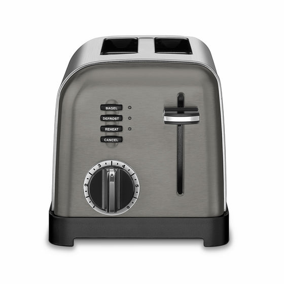 Cuisinart CPT-160BKS Metal Classic Toaster, 2-Slice, Black Stainless