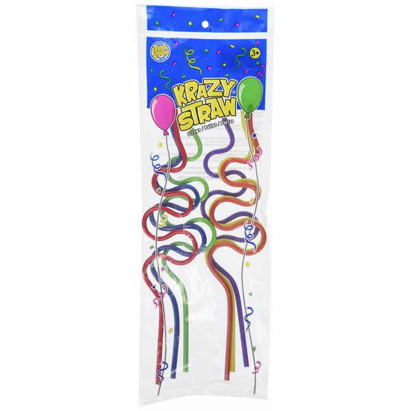 Krazy Straws 6 Colorful Straws for Kids