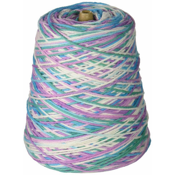 Lily 10300202316 Sugar 'N Cream Yarn, 14 Ounce Cone, Beach Ball Blue