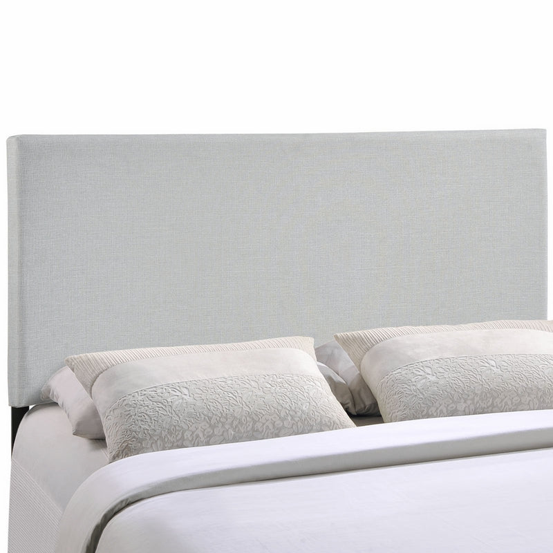 Modway Region Upholstered Linen Headboard Full Size In Sky Gray