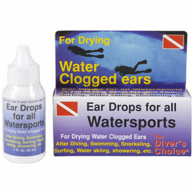 Ear Drops for Scuba Diving, Swimming, Snorkeling, and all Watersports Swim Swimmers Ear Snorkel Diving Dive Divers Boating Sailing Kayak Canoe