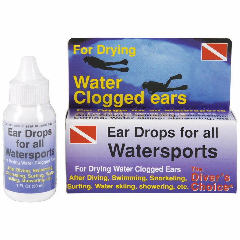 Ear Drops for Scuba Diving, Swimming, Snorkeling, and all Watersports Swim Swimmers Ear Snorkel Diving Dive Divers Boating Sailing Kayak Canoe