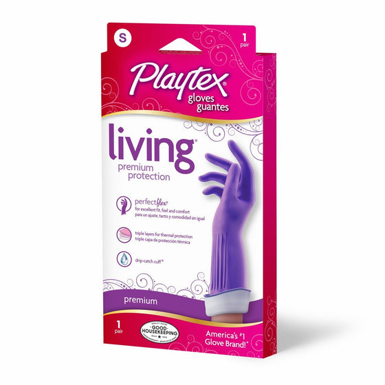 Playtex Living Gloves, Small, 2 Count