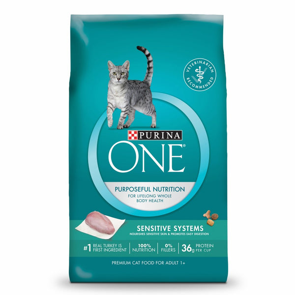 Purina ONE Sensitive Systems Adult Dry Cat Food - 7 lb. Bag