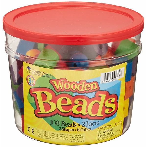Learning Resources Beads in a Bucket Set of 108