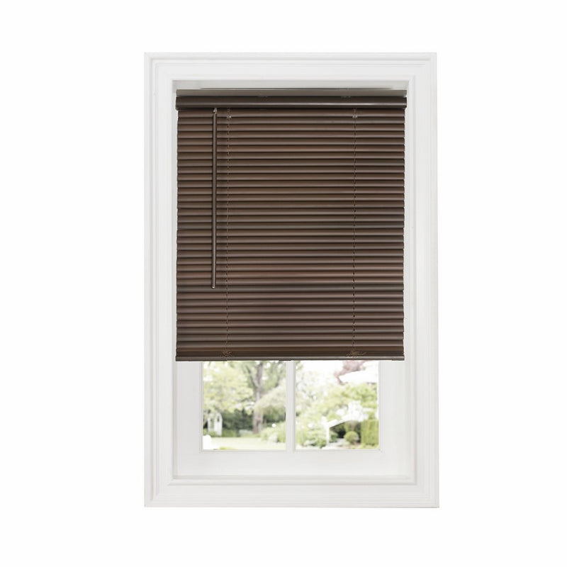 Achim Home Furnishings DSG230MH06 Cordless GII Deluxe Sundown 1" Room Darkening Mini Blind, Mahogany, 30" x 64"