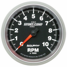 Auto Meter 3697 Sport-Comp II 3-3/8" 10000 RPM In-Dash Tachometer