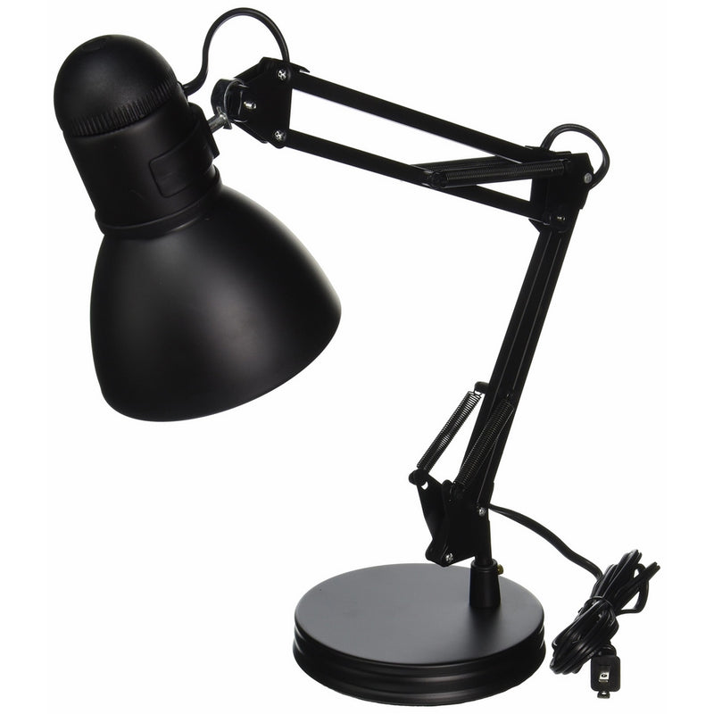 Boston Harbor TL-WK-134E-BK-3L Architect Swing Arm Desk Lamp, 17.3" x 15.9" x 13", Black